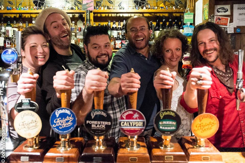 The team at The Green Man in Bristol The team at The Green Man in Bristol