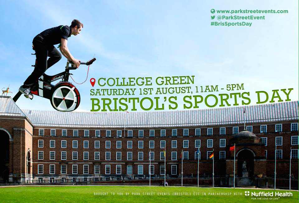 Bristol Sports Day on College Green 2015