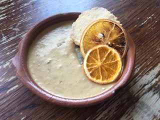 orange marmalade posset & shortbread at The Gallimaufry orange marmalade posset & shortbread at The Gallimaufry