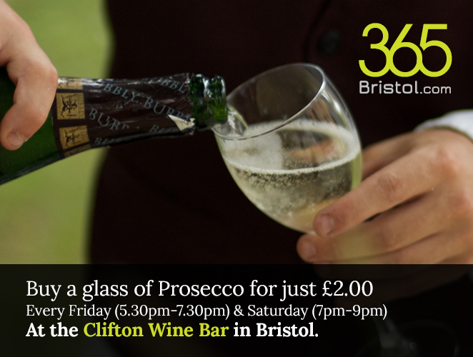 Prosecco in Bristol at Clifton Wine Bar