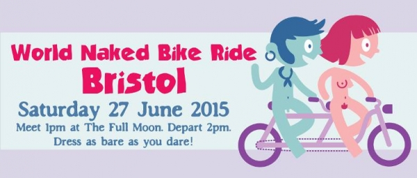Bristol's World Naked Bike Ride on the 27th June